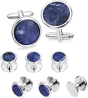 Fashion Mother-of-Pearl Tuxedo Shirt Button and Cufflink Set, Specially Designed for Wedding Business