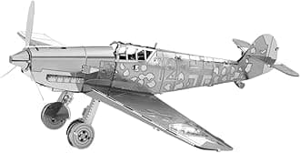 Messerschmitt Bf-109 Airplane 3D Metal Model Kit Fascinations