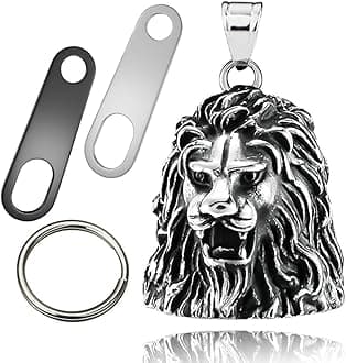 Motorcycle Bell Guardian Angel Good Luck Keyring Safe Pendant Motorcycle Accessories for Men Women Riding Safety