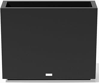 Veradek Block Series Span Plastic Planter - Tall Rectangular Planter for Indoor or Outdoor Patio/Porch | Durable All-Weather with Removable Insert Bucket | Modern Design for Plants, Flowers, Garden