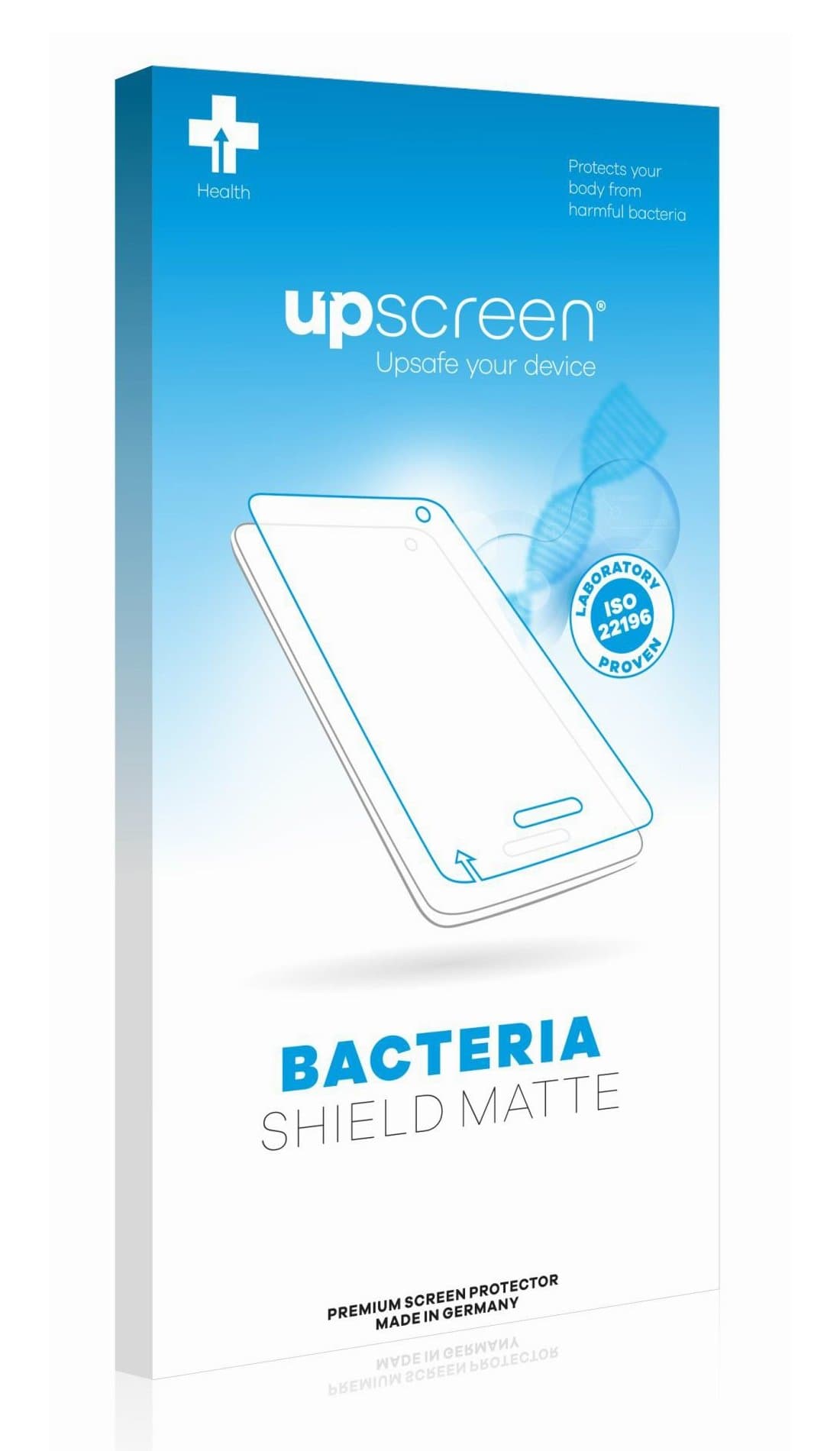 upscreen Bacteria Shield Matte Screen Protector for Pidion BM 170, Anti-Bacteria Protection, Matte and Anti-Glare, Protective Film