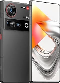 nubiaZ70 Ultra 5g Android Cellphone - Snapdragon 8 Elite Smartphone with Triple Cameras, UDC Tech, Unlocked Phone with 144Hz 6.85" AMOLED Screen, 80W Fast Charging, IP68&IP69 Waterproof