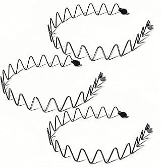 Metal Headbands for Men & Women – Generous Fit for Larger Heads & Thick Hair – Black Wavy Non-Slip Hair Bands for Sports, Gym, Yoga and Daily Wear (3 Pack)