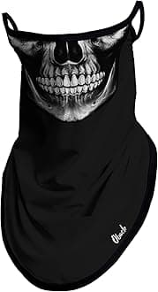 Obacle Neck Gaiter Face Mask with Ear Loops Bandana Face Mask Scarf Face Cover for Men Women