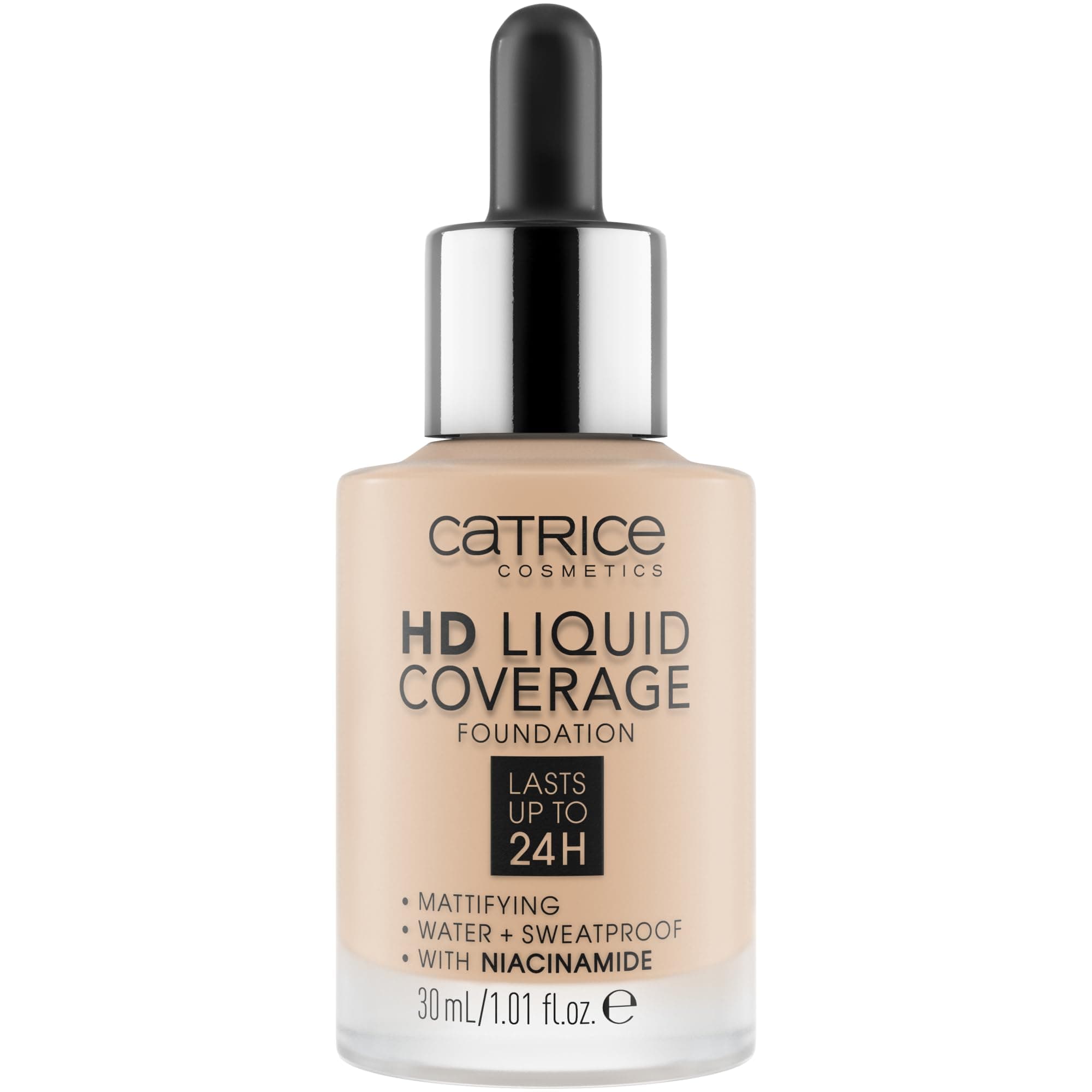HD Liquid Coverage Foundation, longlasting, mattifying, matte (30ml)