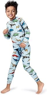 Rocky Thermal Underwear for Boys Fleece Lined Thermals Kids Base Layer Long John Set