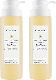 Naturium The Glow Getter Multi-Oil Hydrating Body Wash, Gentle Cleanser, 16.9 oz (Duo 2-Pack)