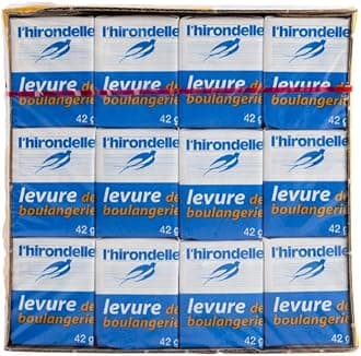 L'Hirondelle French Fresh Yeast 12 x 42g Blocks