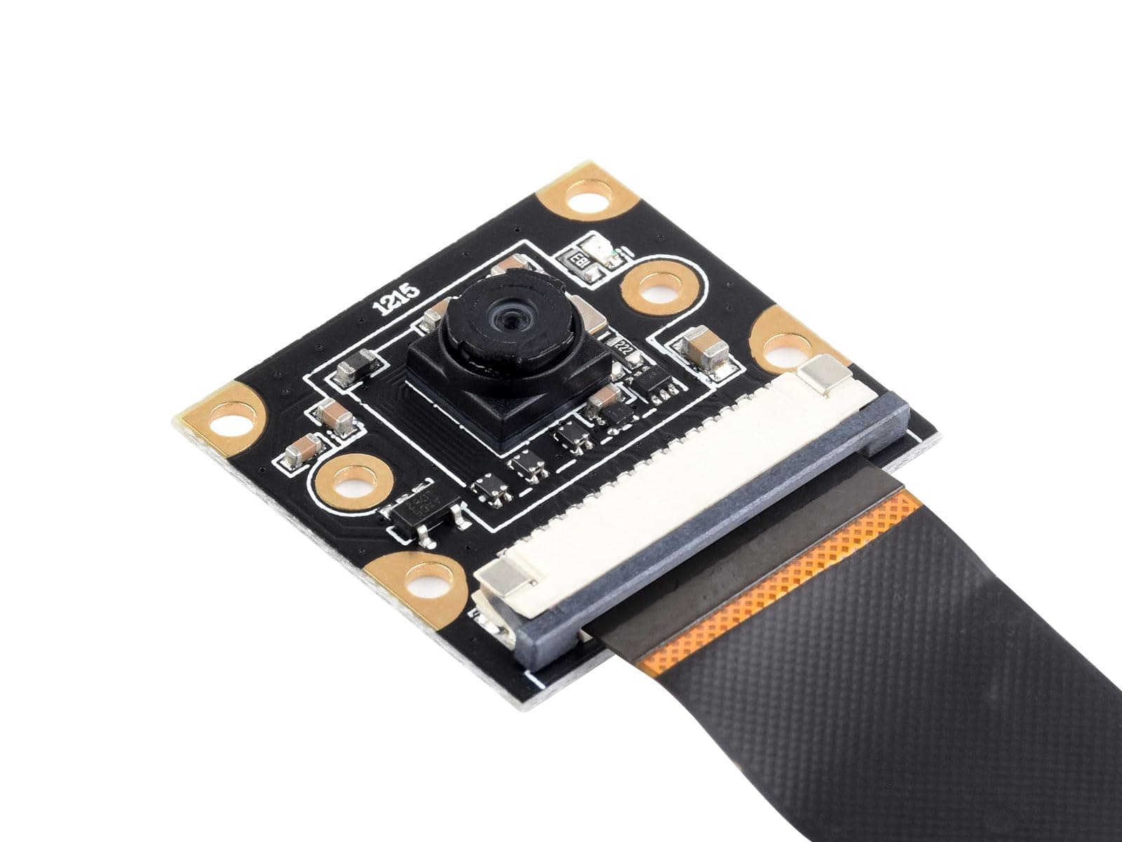 WaveshareIMX219 Camera Module, Compatible with Raspberry Pi 5, 8MP, MIPI-CSI Interface, 120° FOV, Comes with Pi5 CSI Flexible Cable 200 mm, 3280 × 2464 Resolution
