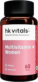 - Multivitamin Plus Women (60 Tablets) | Daily Multivitamin for Women | For Energy, Joints, Skin & Hair