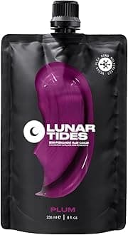 Lunar Tides Plum Purple Hair Color | Semi-Permanent Vegan Hair Dye (118ml)