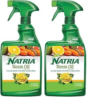 Natria 706250A Neem Oil Pest and Disease Control, 24-Ounce, Ready-to-Use (Pack of 2)