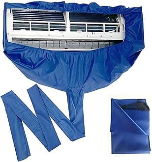 Air Conditioner Cleaning Cover Air Conditioner Cleaning Cover, Split Cleaning kit Wall Mounted Air Conditioning Cleaner Kit Dust Washing Clean Protector Bag Aircon Washbag Waterproof with Drain O