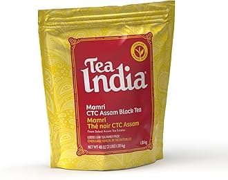 CTC Assam Loose Leaf Black Tea Strong, Full-Bodied Flavorful Blend Of Premium Black Tea Made with Natural Ingredients Traditional Indian Tea Caffeinated Iced Tea Breakfast Tea 3LB