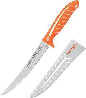 - Dextreme Single Edge 8" Max Flex Fillet Knife | Includes Sheath