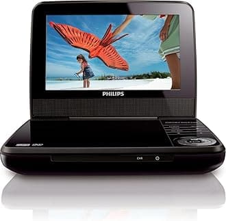Philips PET741B/37 Portable DVD Player with 7-Inch LCD, Black (2009 Model)