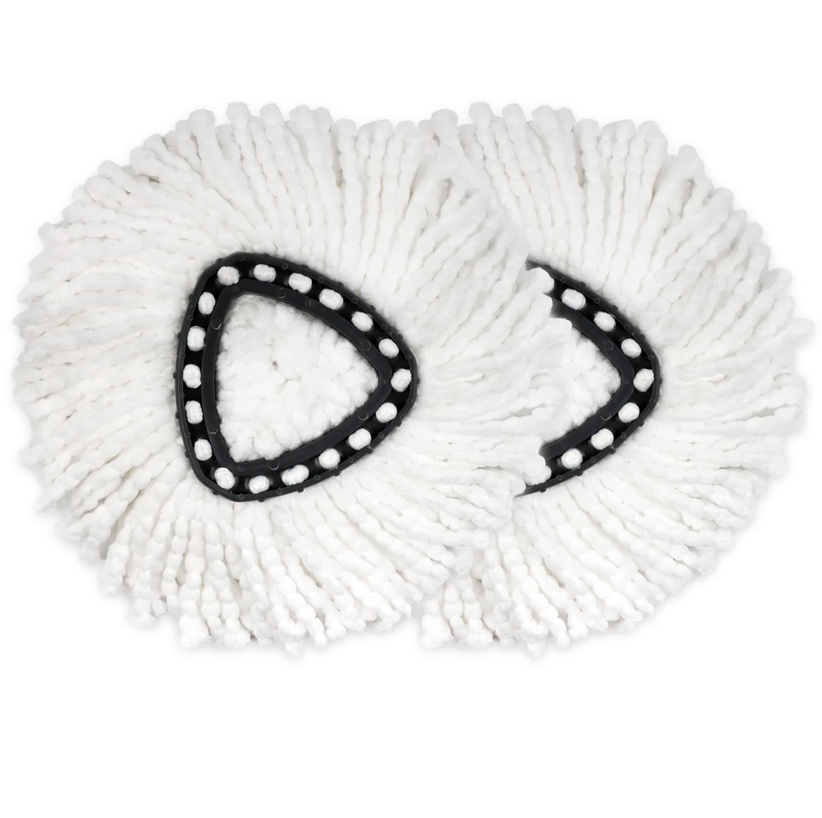 2 Pack Spin Mop Replacement Head Compatible with O Cedar EasyWring Spin Mop - Microfiber Mop Refill