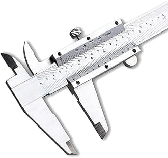 Spurtar Vernier Caliper Measuring Tool 6", 0-6Inch/0-150mm Manual Non Digital Calipers, 0.001"/0.02mm High Precision Durable Micrometer