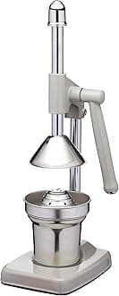 KITCHENCRAFT Living Nostalgia Heavy Duty Lever Arm Juicer, Grey, Gift Boxed
