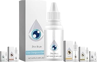 Innovative Eye Drops:Vision Products Dry Eye Relief Products Advanced Formula to Lighten & Change Your Eye Color, Relieves eye strain, 6 Fashionable Shades Including (Blue)