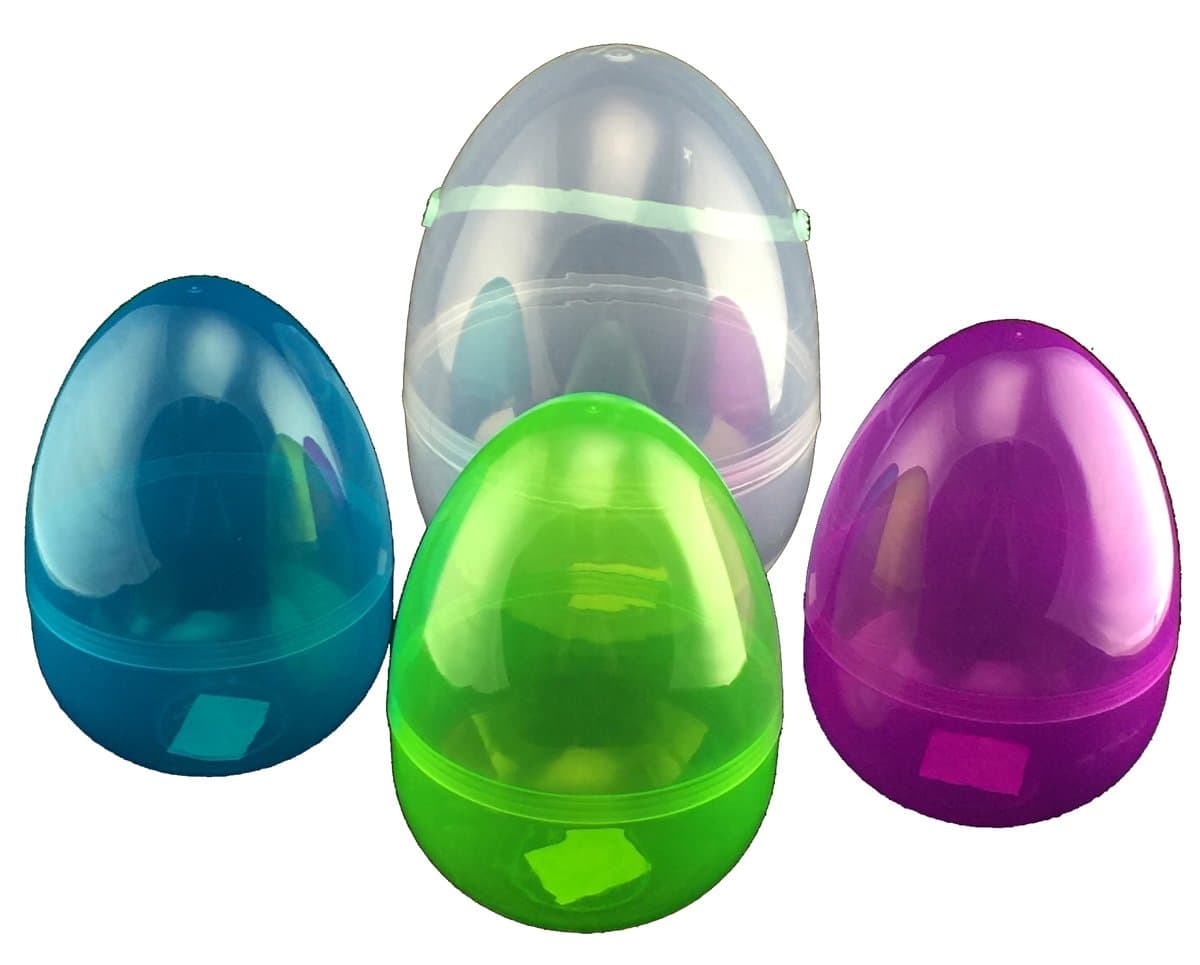 Jumbo 10 Egg & 3 Extra Large 8 Eggs For Easter or Surprise Eggs