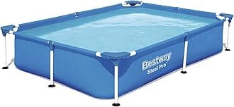 BestwaySteel Pro Splash - Pool of 221 x 150 x 43 cm, 1,200 l