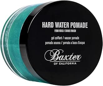 Hard Water Pomade for Men | Shine Finish | Firm Hold | Hair Pomade | 2 fl. oz.