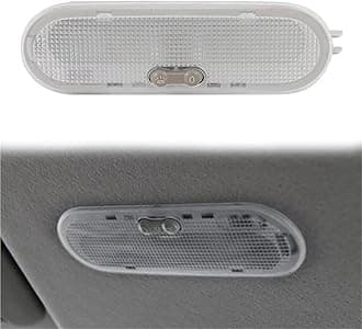 1-Botton Car Interior Dome Reading Light Ceiling Lamp Compatible For Nissan Qashqai Sunny Micra/March Compatible For Renault Dacia