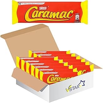 VSTARAll Chocolate Bars Collection (Caramac Caramel Bar 30g, Half Box) 1 count