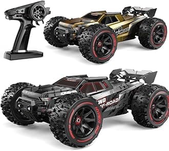 MJX Hyper Go 14210 1/14 Scale 2852 Brushless RC Truck 55km/h High-Speed, 3S Upgrade Ready, 4WD Off-Road Monster Truck with 2 Shells & Metal Chassis, Electric Powered RC Cars Gift for Adults