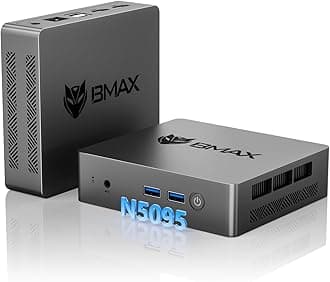 Bmax B3 Pro Mini PC, Intel N5095(Up to 2.9GHz), 8GB LPDDR4 RAM/256GB SSD, Mini Desktop Computer, 4K Dual Screen Display WiFi5/Dual HDMI/USB 3.0/BT5.0 Mini Computer