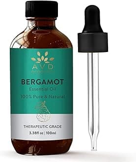 Bergamot Essential Oil for Diffuser | 100% Pure & Natural Bergamot Oil | for Skin Aromatherapy Home Fragrance Soap & Candle Making| 3.38 fl. Oz