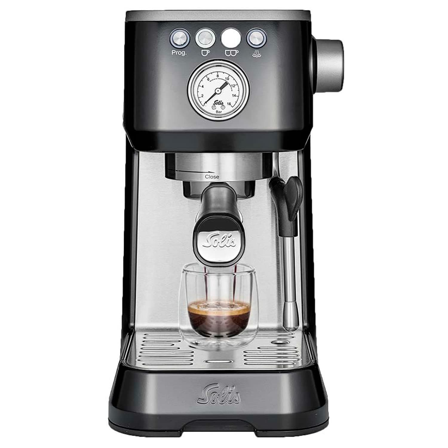 Solis 98017 Coffee Machine, Black