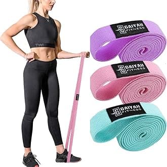 Long Resistance Bands for Working Out Women, Fabric Resistance Band, Stretch Bands for Exercise Bands Resistance Bands Set, Elastic Bands for Exercise, Ligas para Hacer Ejercicio