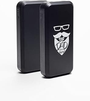 Mophie powerstation prime20 - Ultra-Compact Portable Power Bank with 20,000mAh Internal Battery, 18W USB-C PD Fast Charging, 3-Device Simultaneous Charging, Best Dad