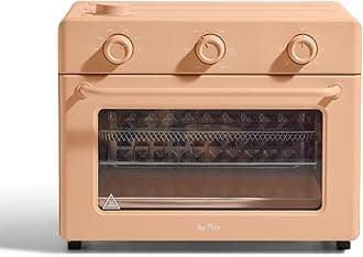 Large Wonder Oven | 6-In-1 Toxin-Free Air Fryer & Toaster with Steam Infusion | Family-Sized 32QT, 1700W Countertop Design | Includes Bake Tray, Fryer Basket, Large Racks | Spice