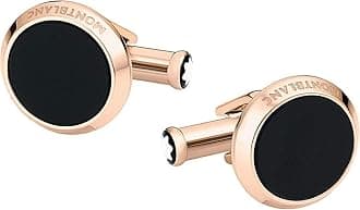 Cufflinks, Stainless Steel Round, Rose Gold PVD Finish, Onix 116663