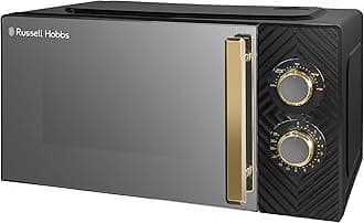 Russell Hobbs RHMM723B 700W Solo Manual Microwave With Groove Design, 5 Power...