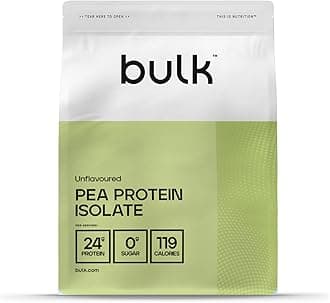 Bulk Pea Protein Isolate Powder, Vegan Protein Shake, 2.5 kg, 83 Servings, Packaging May Vary