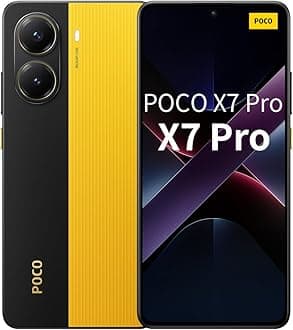Poco X7 PRO 5G + 4G LTE (for Tmobile Mint Tello & Global) (256GB + 12GB) Ai 6.67" 50MP Gamers Phone NFC Dual sim Unlocked Model 2412DPC0AG (Yellow)
