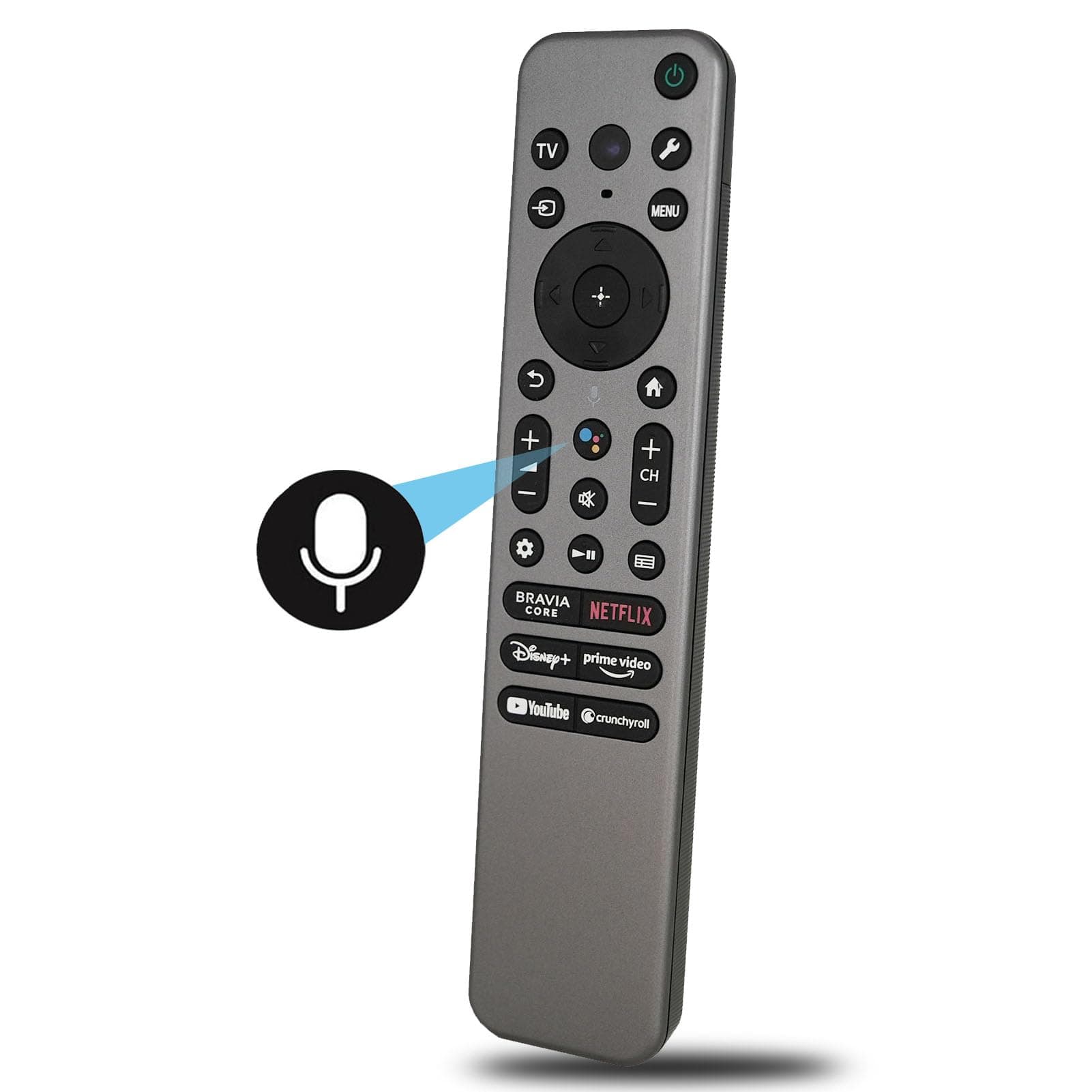 Voice RMF-TX910U Backlit Replacement Remote Control for Sony Smart TV RMF-TX810U X77L X90L KD-43X77L KD50X77L KD-55X77L KD-65X77L KD-75X77L KD-85X77L XR-55X90L XR-65X90L XR-75X90L XR-85X90L XR-98X90L