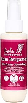Rose Bergamot Face & Body Moisturizer | All Day Hydration | Lightweight Non-Greasy Formula | All Skin Types | 100ml