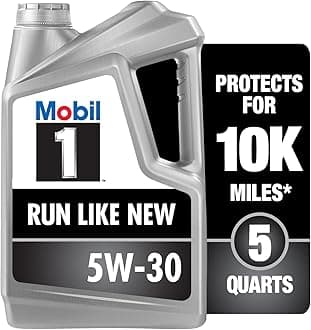 Mobil 1 Advanced Full Synthetic Motor Oil 5W-30, 5 Quart