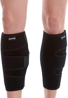 Bodyprox Calf Support Brace 2 Pack, Adjustable Shin Splint Compression Sleeve