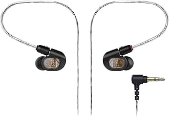 ATH-E70 Professional in-Ear Monitor Headphones, Black