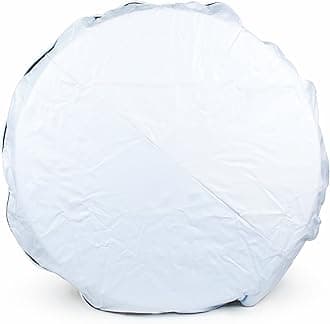 Camco 45348 Vinyl Spare Tire Cover (24 inches, White)