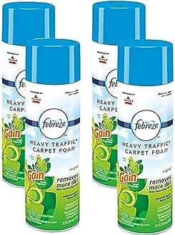 Febreze Heavy Traffic Carpet Foam, Gain, 22oz (Pack of 4), 14399