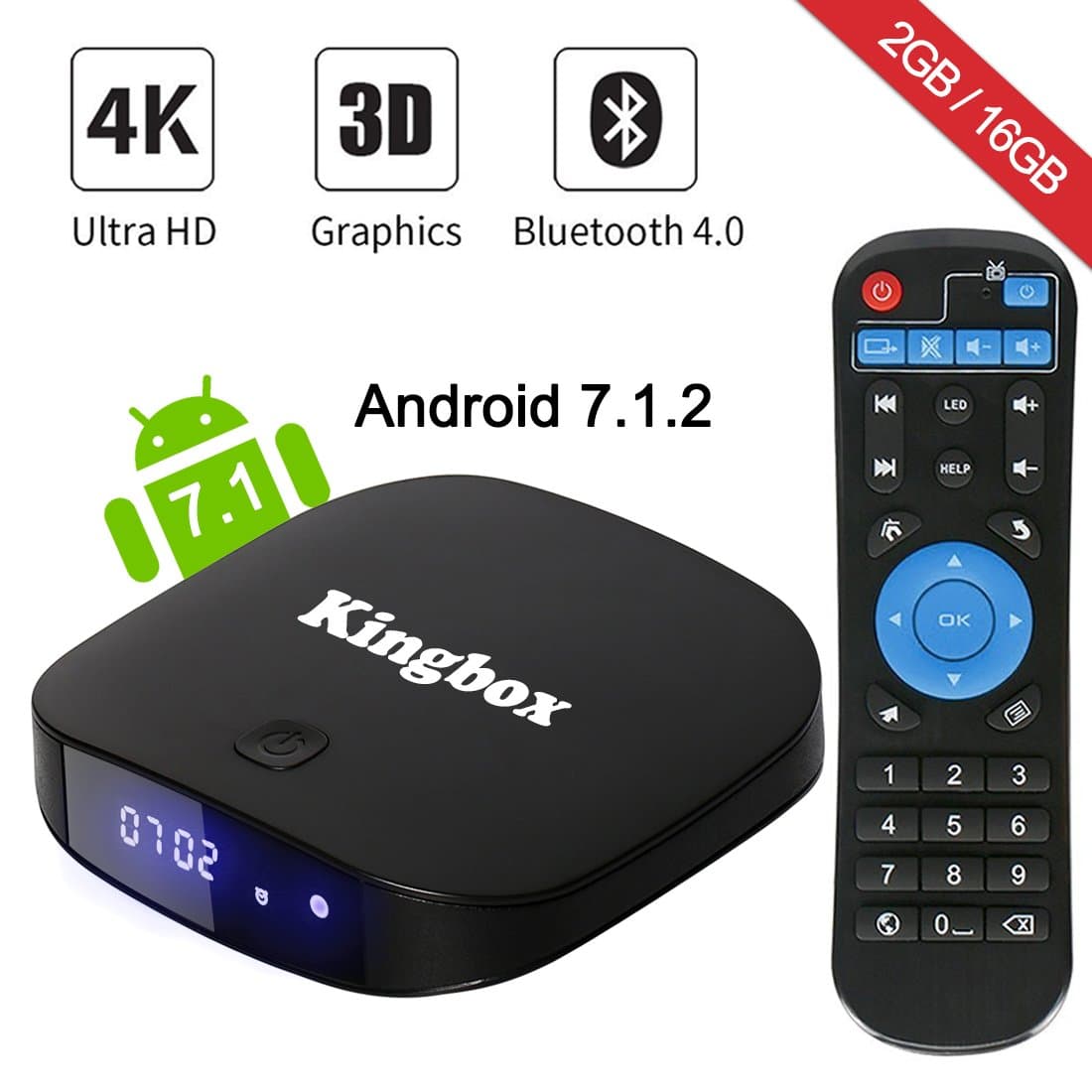 Android TV Box, K2 Android box support WiFi 2.4+5GHz/BT 4.0/4K/3D/1000M LAN Android Smart TV Box