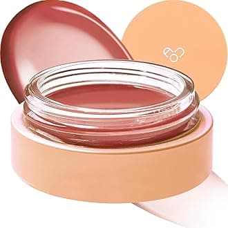 GLOWY TINT BALM Tinted Lip Balm with Natural Gloss Instant Hydration for Chapped Lips 0.12Oz (06 Peanut Balm)