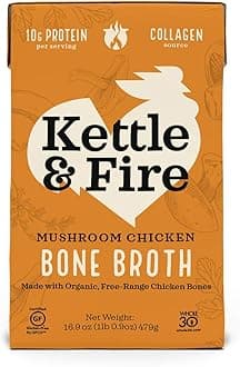 Kettle & Fire Bone Broth Mushroom Chicken - 16.2 fl. oz.